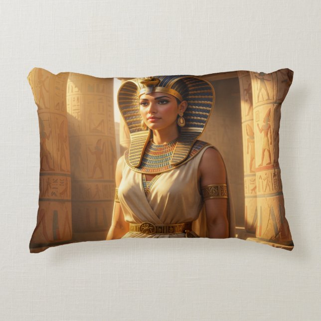 Wadjet – Ägyptische Schlangengöttin´2 Decorative Cushion (Front)