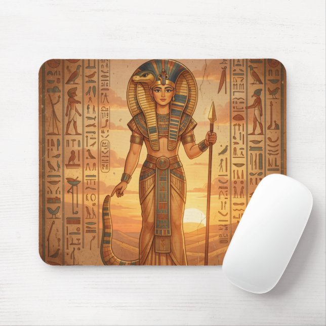 Wadjet – Ägyptische Schlangengöttin´3 Mouse Mat (With Mouse)