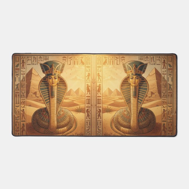Wadjet – Ägyptische Schlangengöttin´4 Desk Mat (Front)
