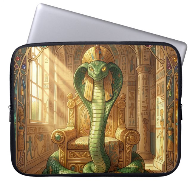 Wadjet – Ägyptische Schlangengöttin´5 Laptop Sleeve (Front)