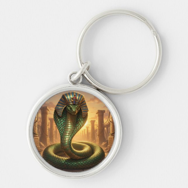 Wadjet – Ägyptische Schlangengöttin´6 Key Ring (Front)
