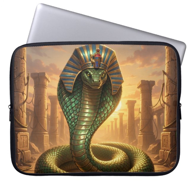 Wadjet – Ägyptische Schlangengöttin´6 Laptop Sleeve (Front)