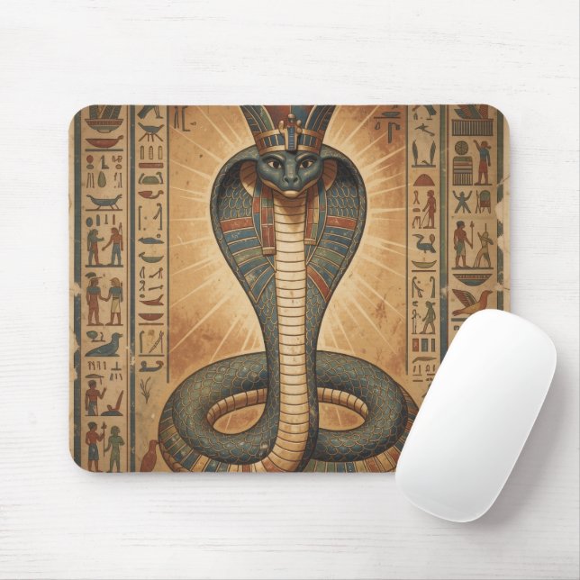 Wadjet – Ägyptische Schlangengöttin´7 Mouse Mat (With Mouse)