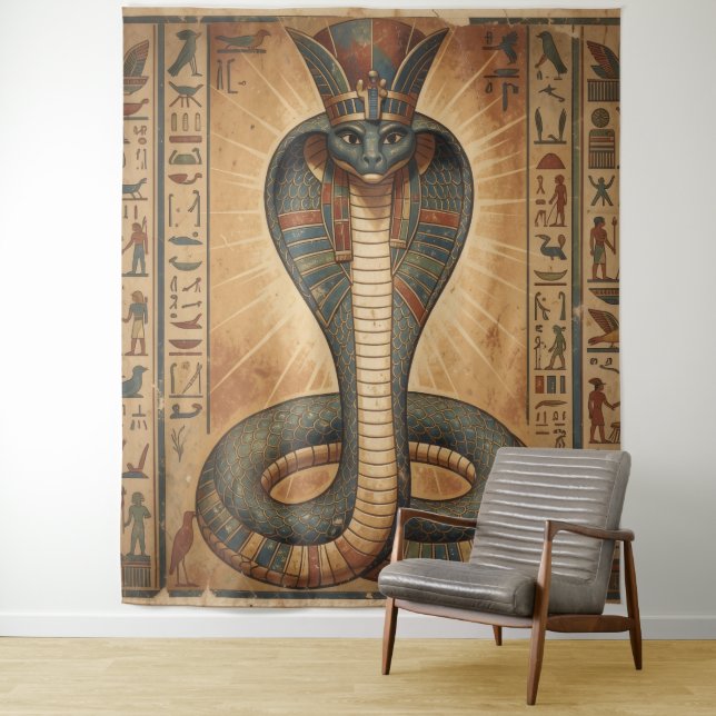 Wadjet – Ägyptische Schlangengöttin´7 Tapestry (In Situ)