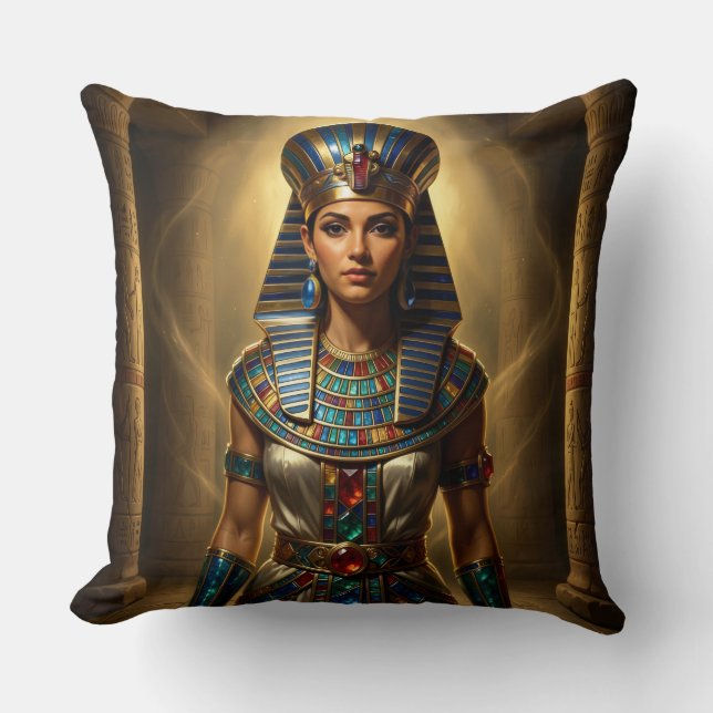 Wadjet – Egyptian Cobra Goddess´2 Cushion (Front)