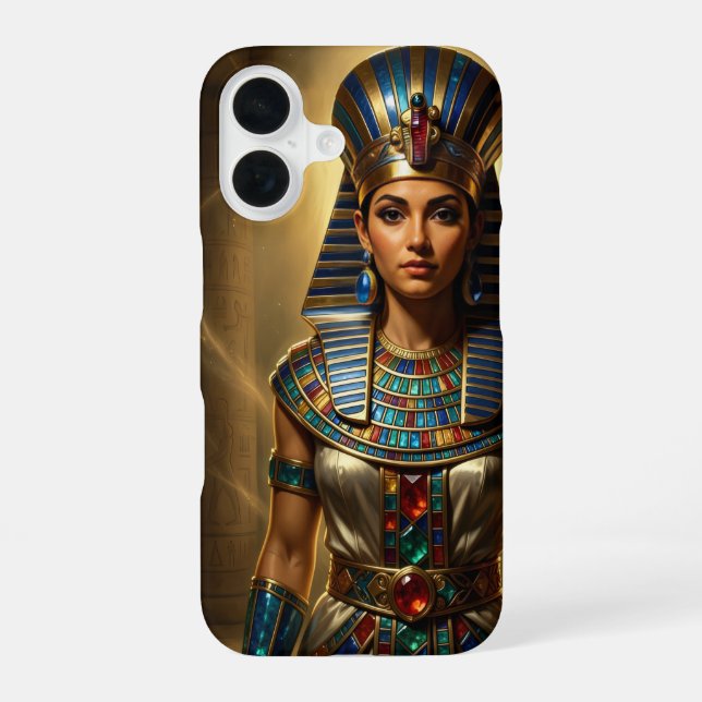 Wadjet – Egyptian Cobra Goddess´2 iPhone 16 Case (Back)