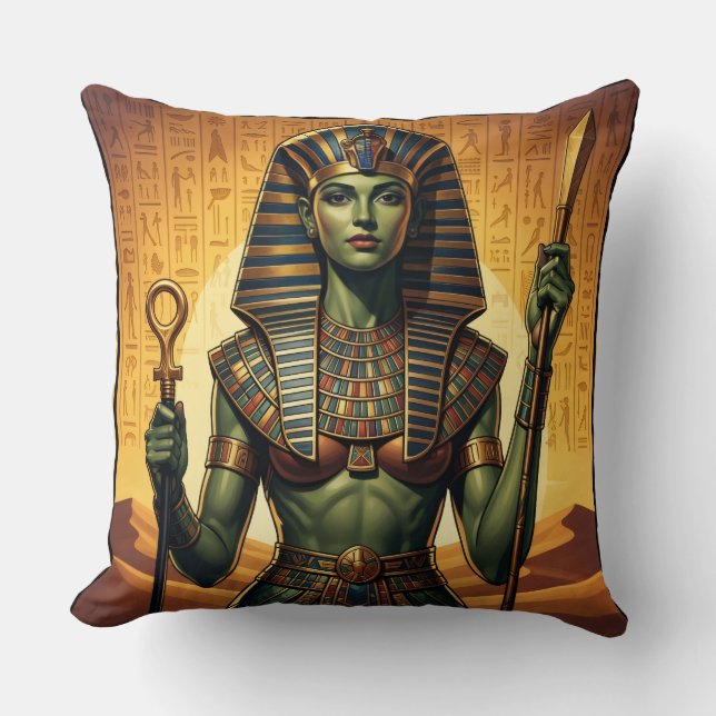 Wadjet – Egyptian Cobra Goddess´4 Cushion (Front)