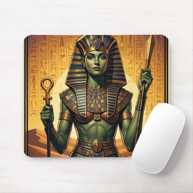 Wadjet – Egyptian Cobra Goddess´4 Mouse Mat (With Mouse)