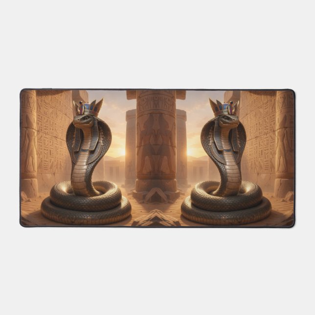Wadjet – Egyptian Cobra Goddess´5 Desk Mat (Front)