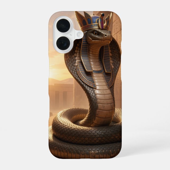 Wadjet – Egyptian Cobra Goddess´5 iPhone 16 Case (Back)