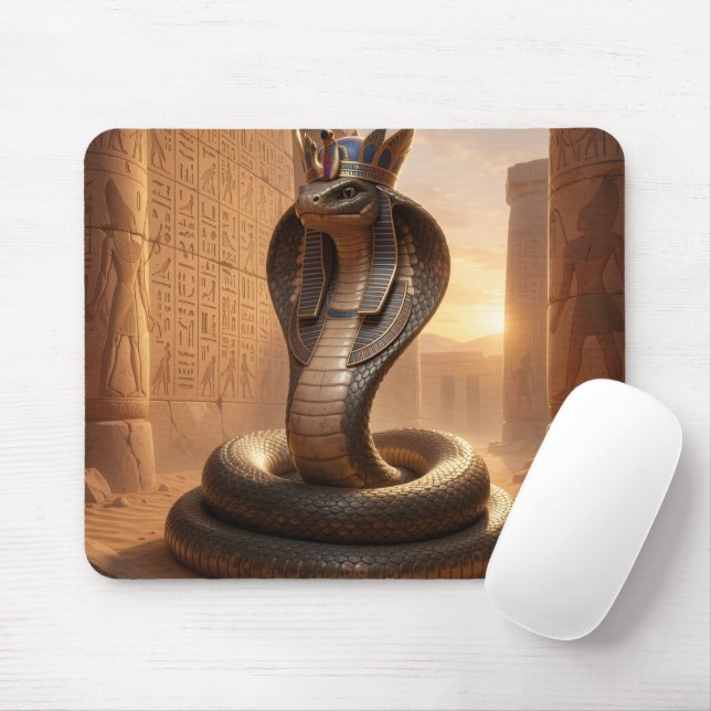 Wadjet – Egyptian Cobra Goddess´5 Mouse Mat (With Mouse)