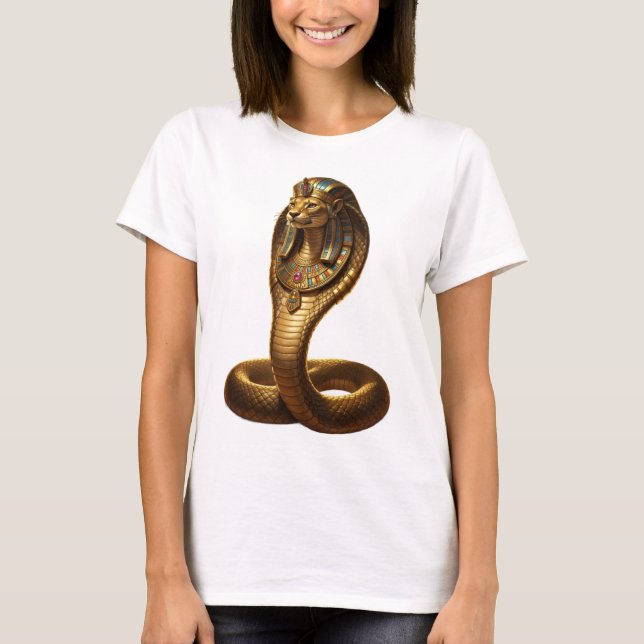 Wadjet – Egyptian Cobra Goddess T-Shirt (Front)