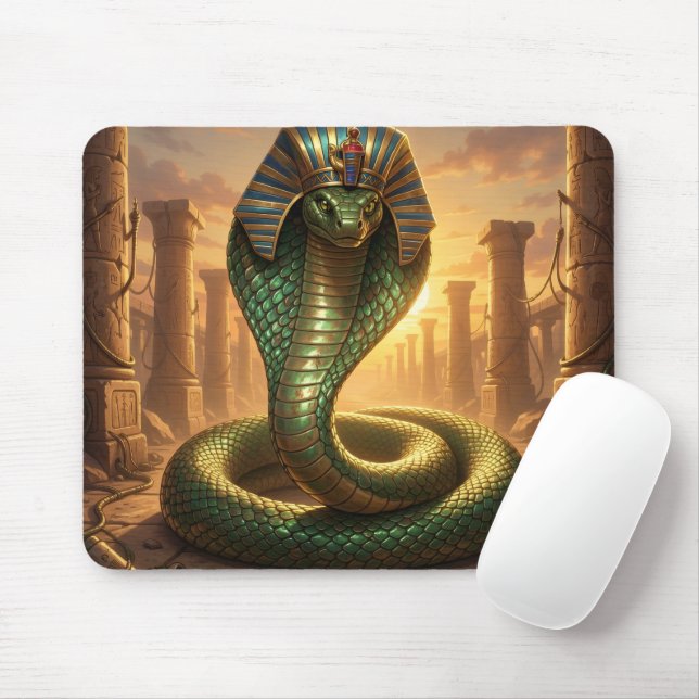 Wadjet - Egyptian Snake Goddess´6 Mouse Mat (With Mouse)