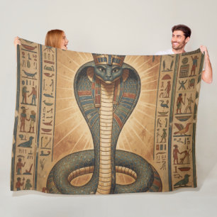 Wadjet - Egyptian Snake Goddess´7 Fleece Blanket
