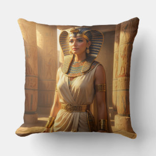 Wadjet - Egyptian Snake Goddess Cushion