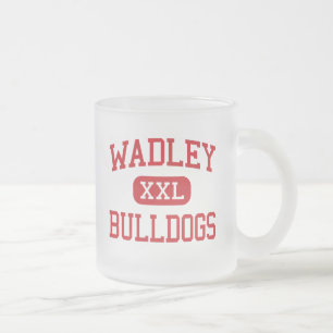 Wadley - Bulldogs - High School - Wadley Alabama Frosted Glass Coffee Mug