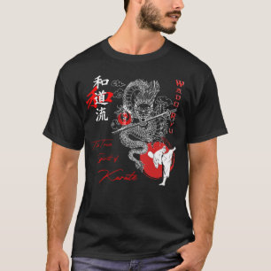 Wado Ryu Karate True Spirit by Zanshin-Art T-Shirt