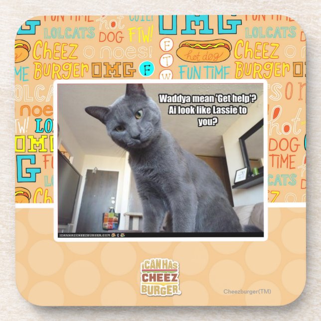 Wadya mean 'Get help'? Coaster (Front)