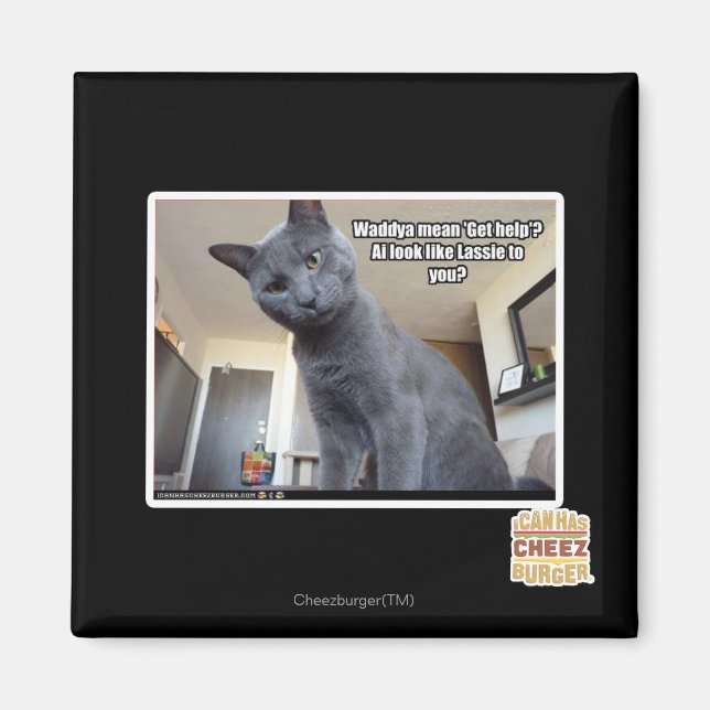 Wadya mean 'Get help'? Magnet (Front)