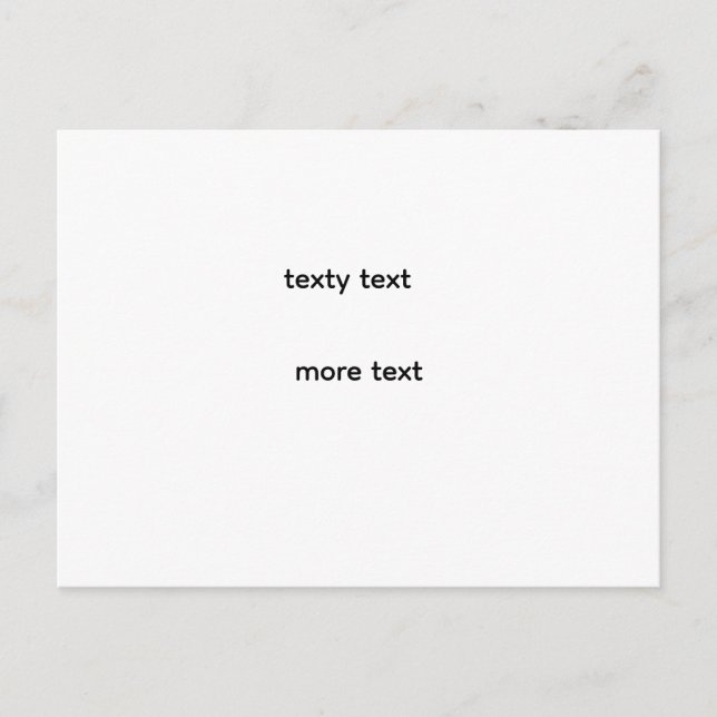 waefwef announcement postcard (Front)