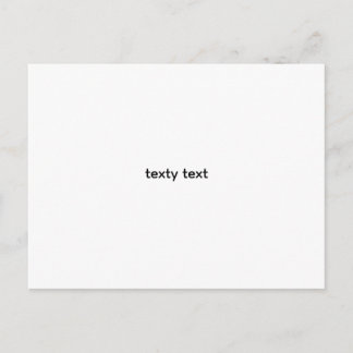 waefwef announcement postcard