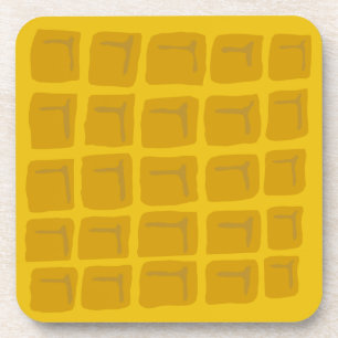 Waffle Art Coaster