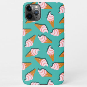 Waffle cones ice cream and frozen yogurt pattern iPhone 11Pro max case