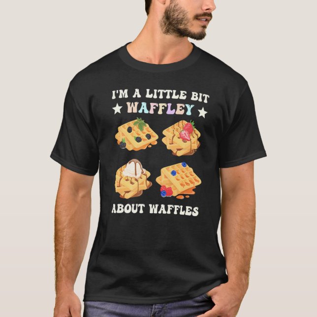 Waffle Costume Breakfast Waffle Master Waffle Make T-Shirt (Front)