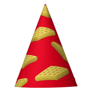 Waffle Cute Breakfast Brunch Kids 1st Birthday Party Hat
