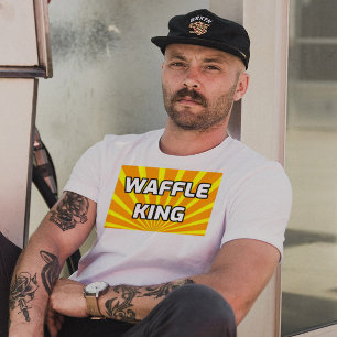 WAFFLE KING MENS DAD T-SHIRTS