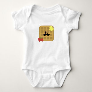 Waffle Man Baby Bodysuit