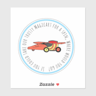 Waffle+Mochi- Magicart-Vinyl Sticker