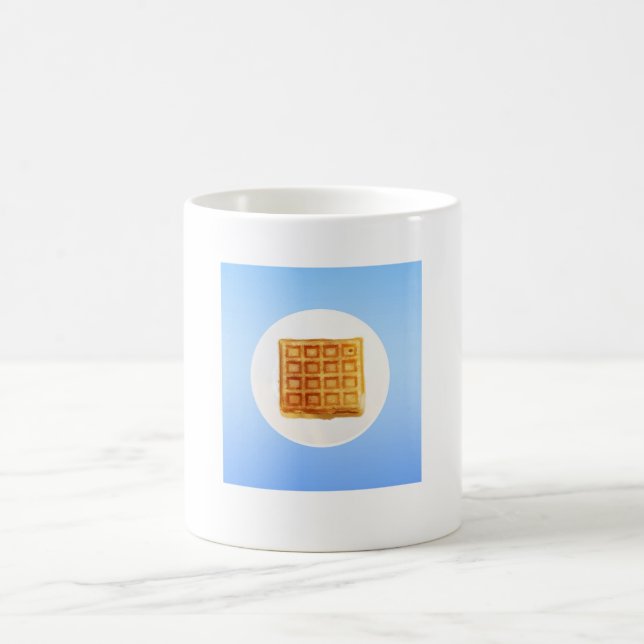 Waffle on a Plate Coffee Mug (Center)