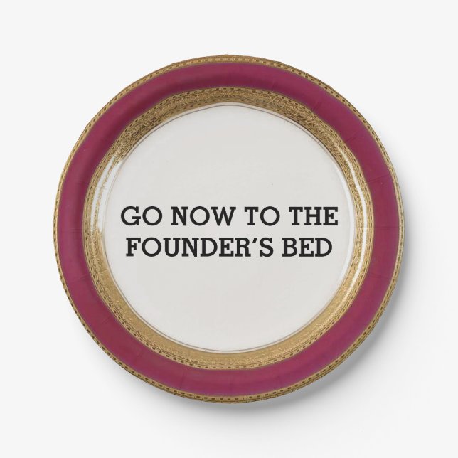 Waffle party plate (Front)