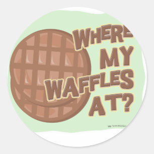 Waffle Shortage! Classic Round Sticker