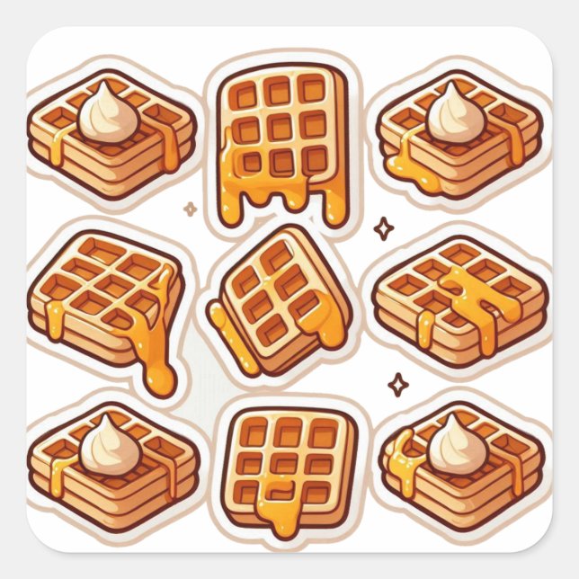 Waffle stickers part 1 (Front)