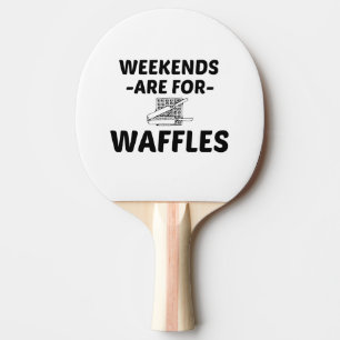 WAFFLE WEEKEND PING PONG PADDLE