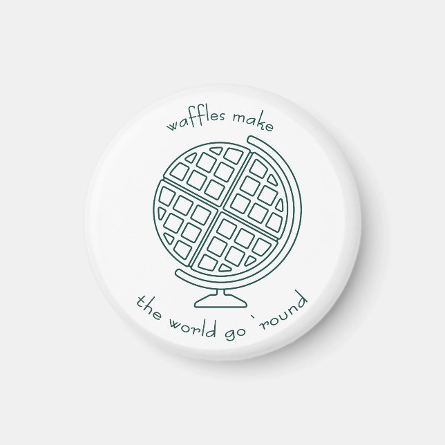 Waffle World Magnet (Front)