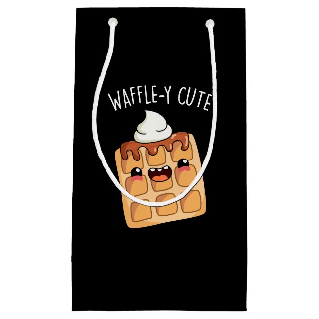 Waffle-y Funny Waffle Pun  Small Gift Bag (Front)