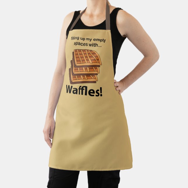 Waffles Filling Up My Empty Spaces With Waffles  Apron (Insitu)