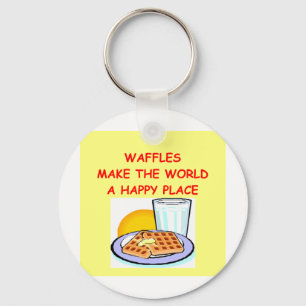 waffles key ring