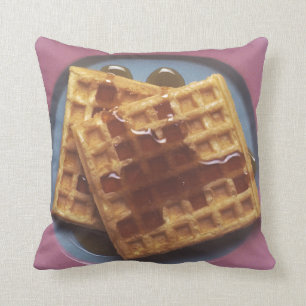 Waffles With Syrup Cushion
