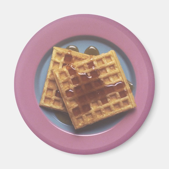 Waffles With Syrup Magnet (Front)