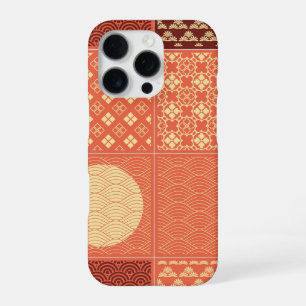 Wagara Mix Pattern Patchwork iPhone 16 Pro Case