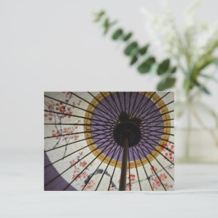 Wagasa (traditional Japanese umbrella) Postcard