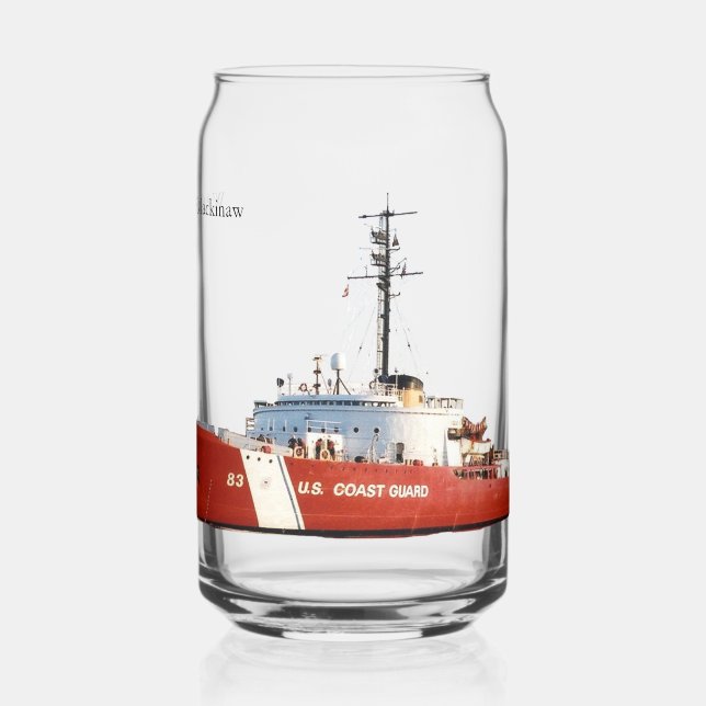 WAGB 83 Mackinaw red can glass (Left)