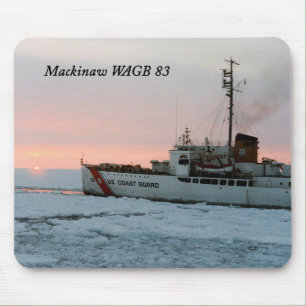 WAGB 83 Mackinaw sunset mousepad