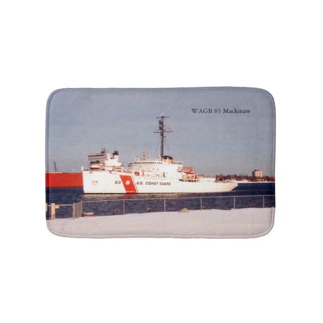 WAGB 83 Mackinaw white bathmat (Front)