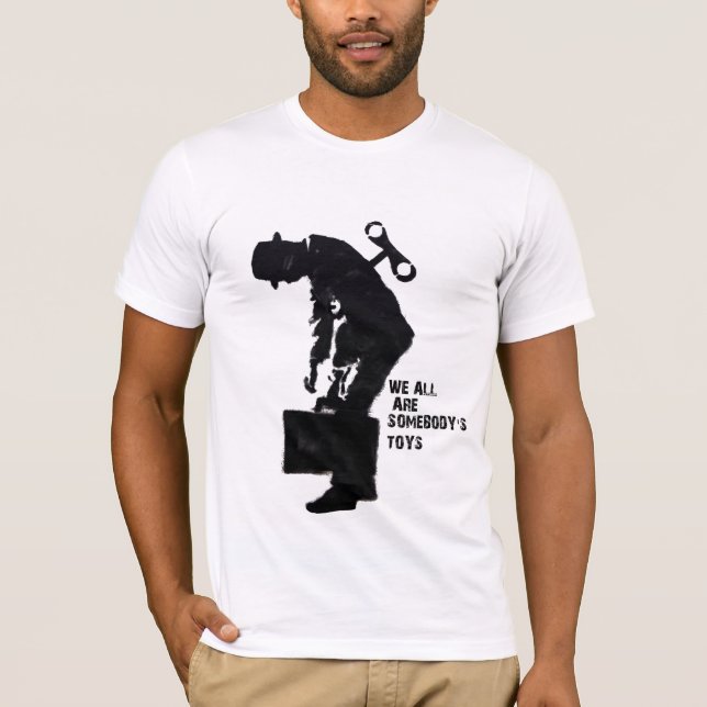 Wage Slave, cog in the machine T-Shirt (Front)