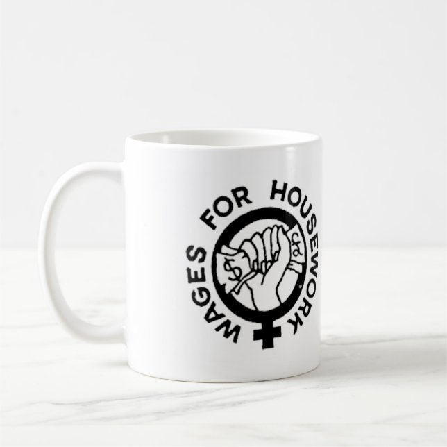 Wages For Housework Campaign Logo Mug (Left)